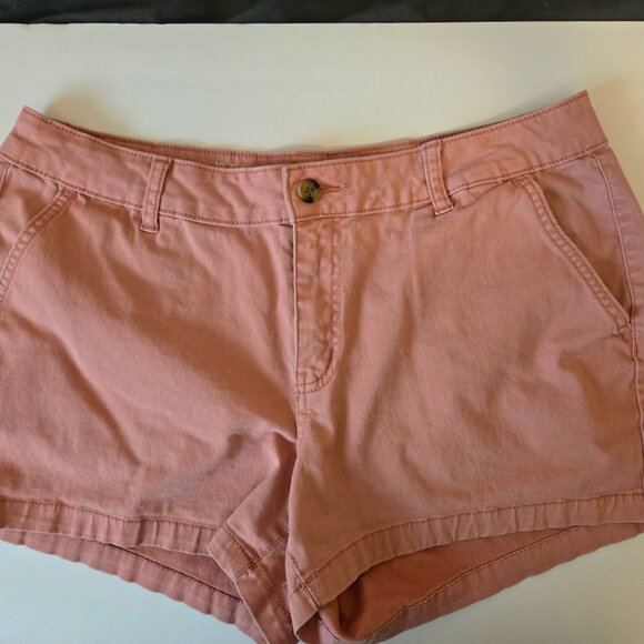 A.n.a light pink midrise shortie twill shorts Size 12 - Picture 1 of 5